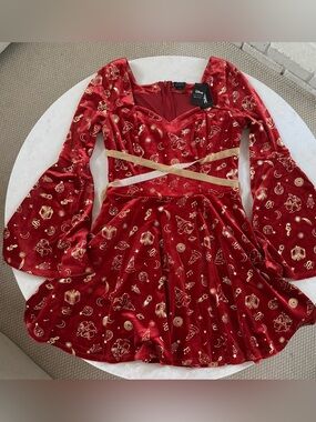 Her Universe Disney Fantasia The Sorcerer's Apprentice Mickey Mouse Dress SM NEW